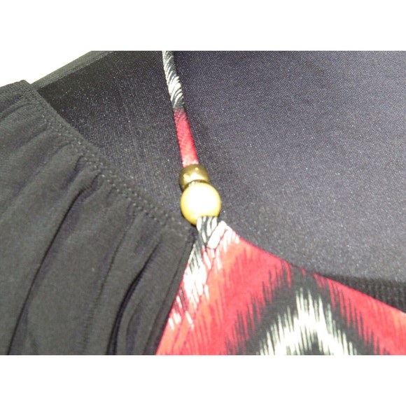 Vintage L.A. Blues Women's Southwestern Print Layered Look Blouse Plus 18-20 - Picture 6 of 11